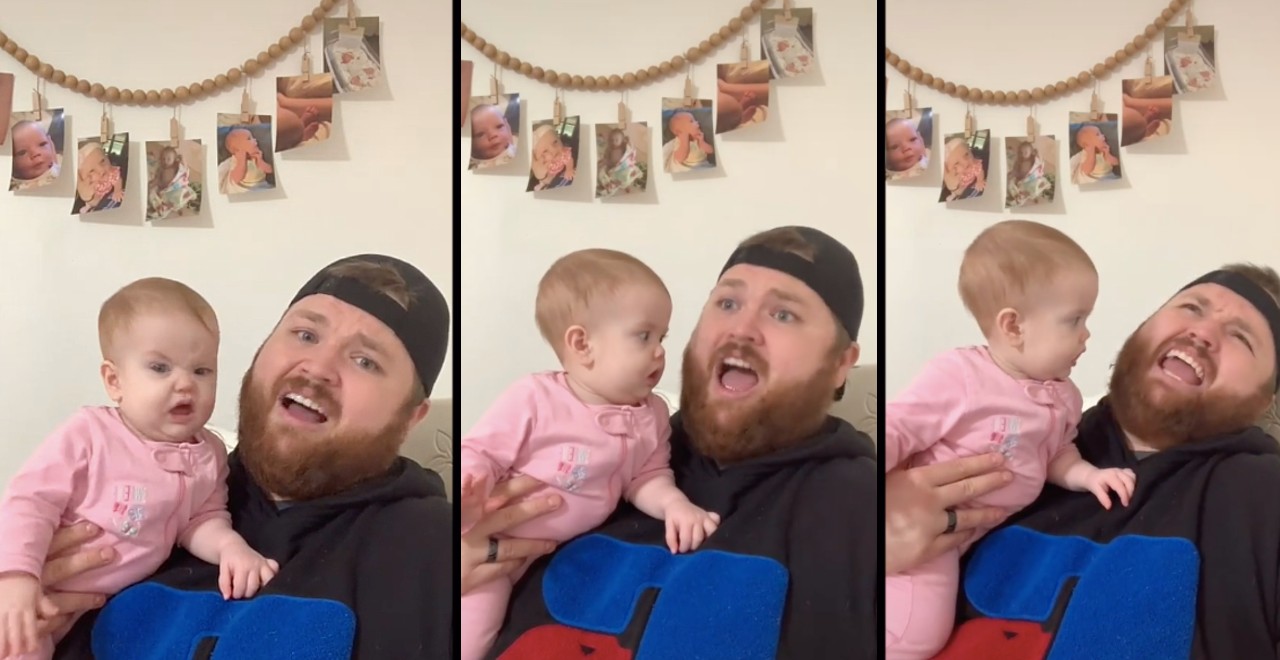 TikTok Dad cries before daughter can