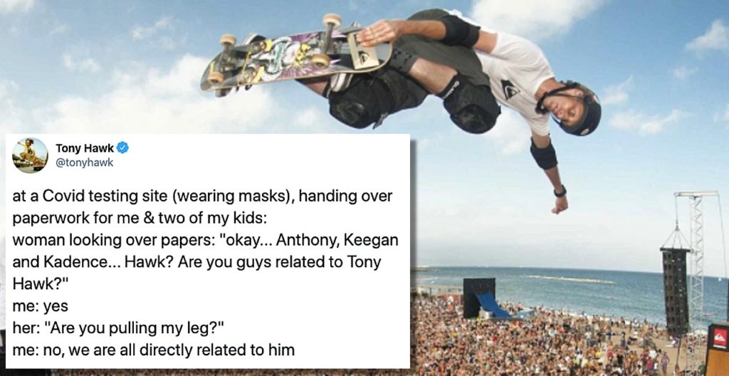 Tony Hawk Again Not Recognized in public