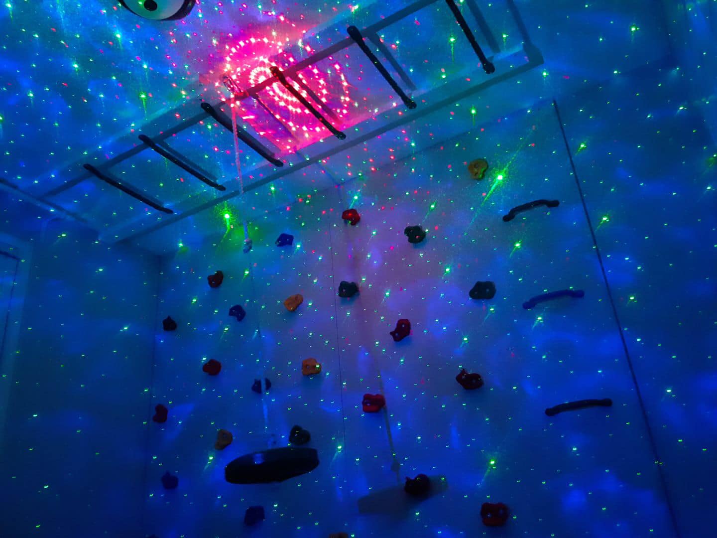 Kids Glowing Climb Wall