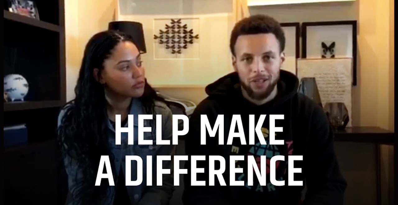 Steph and Ayesha Curry Donate Meals