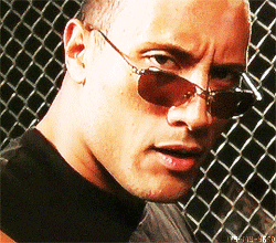 Vin Diesel doing the Rock raising eyebrow meme