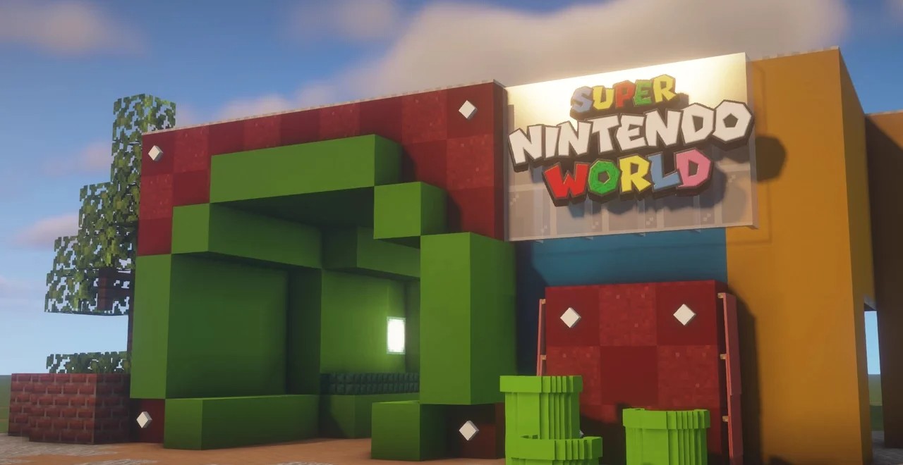 Can't Wait for Super Nintendo World To Open? You Can Visit It in Minecraft!