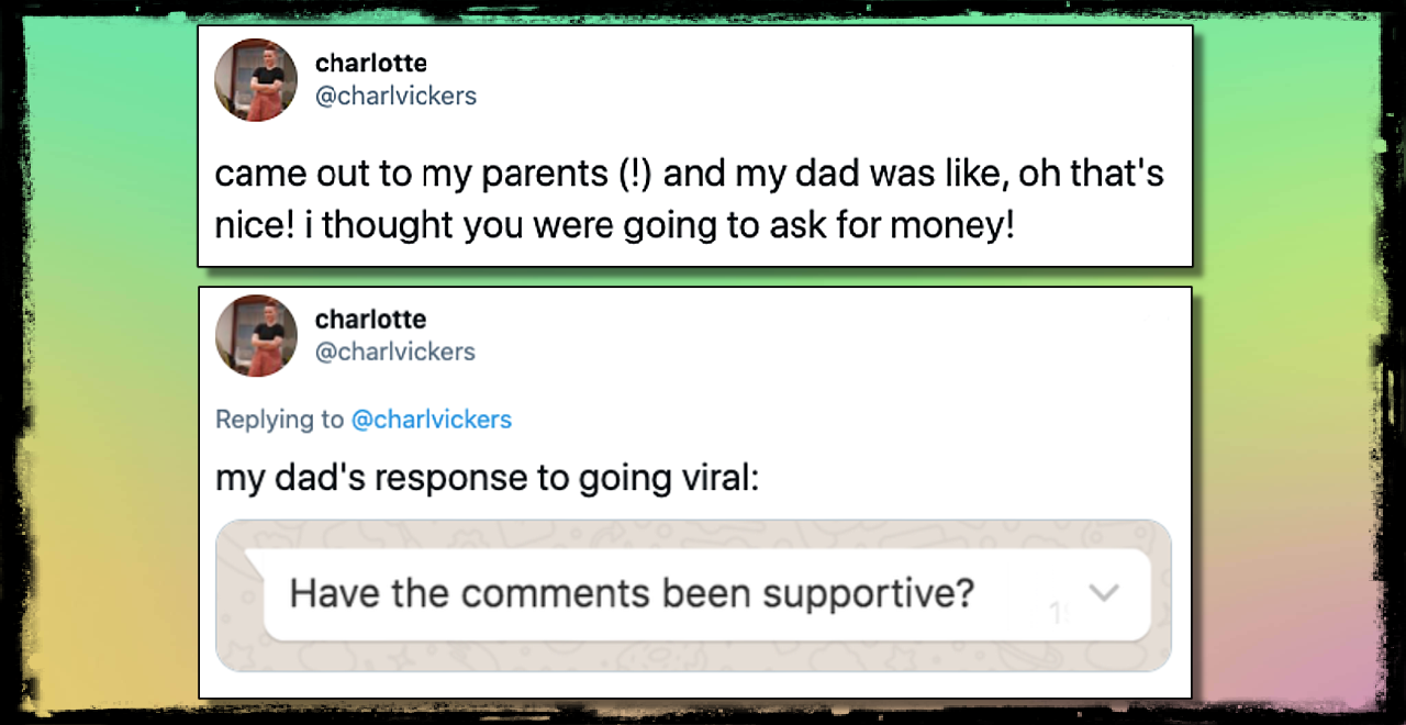 Daughter shares dad's wholesome response to her coming out