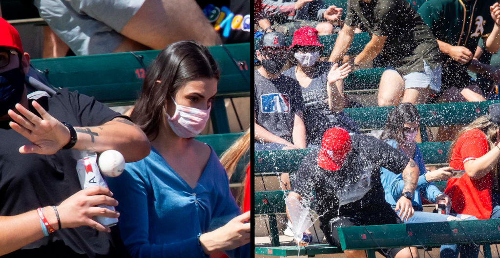Baseball Fan Saves Woman With Beer