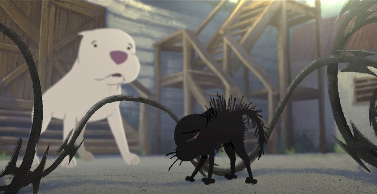 Pixar Short Kitbull follows kitten and abused pit bull