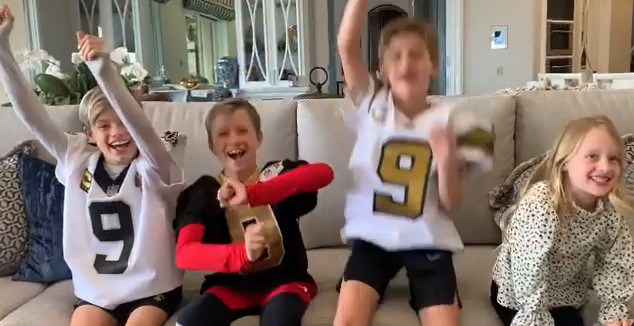 Drew Brees' Kids Announce His Retirement From the NFL