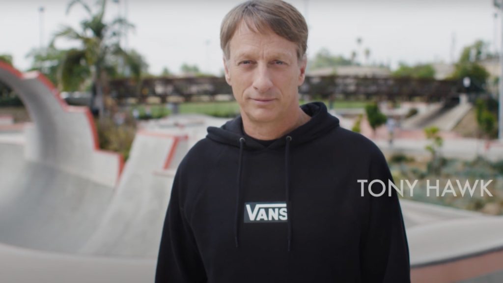 Tony Hawk donates to Frankie Fortuna memorial skatepark