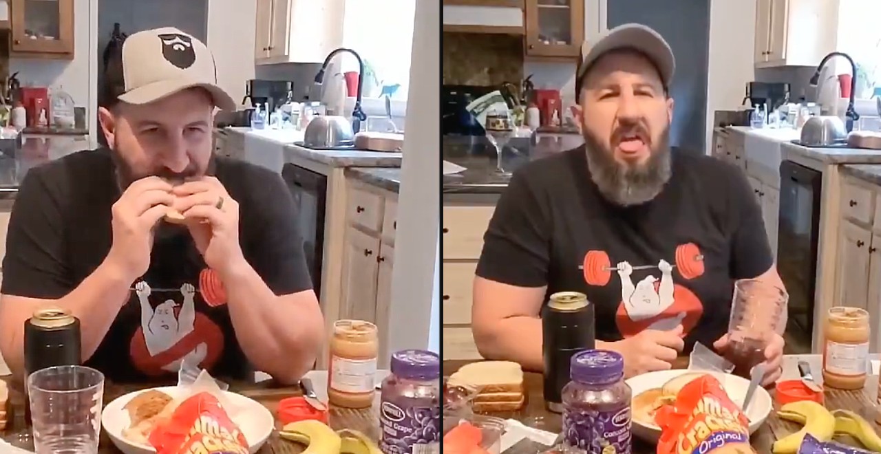 Dad tries gross toddler food combos