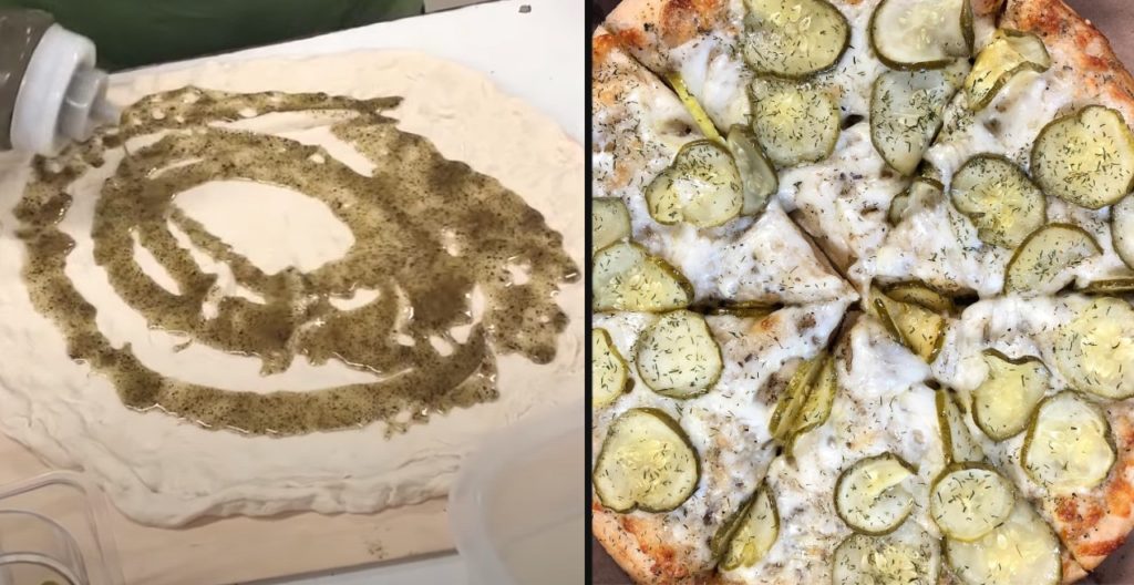 Pickle pizza