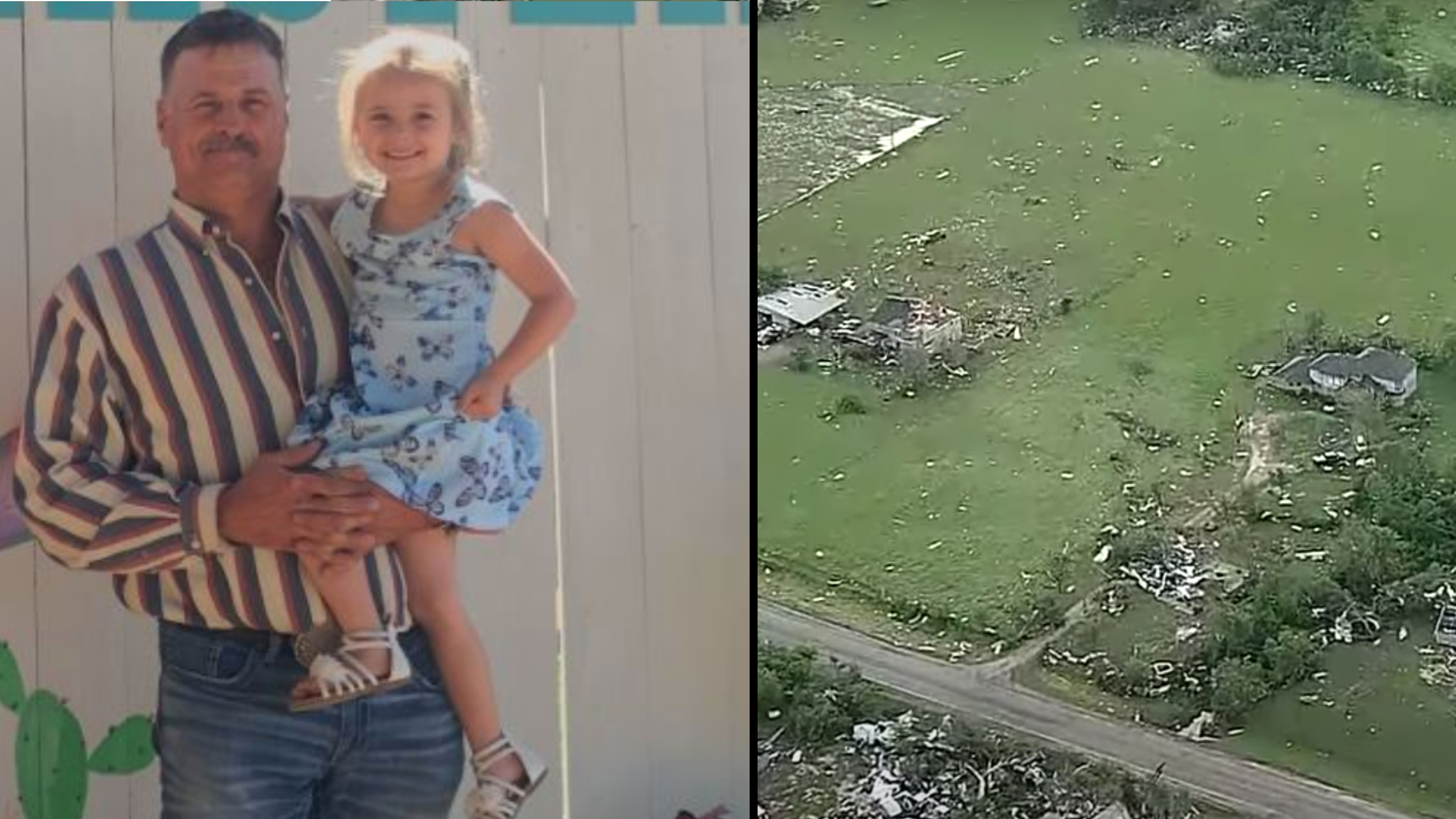 Dad Saves Daughter Tornado