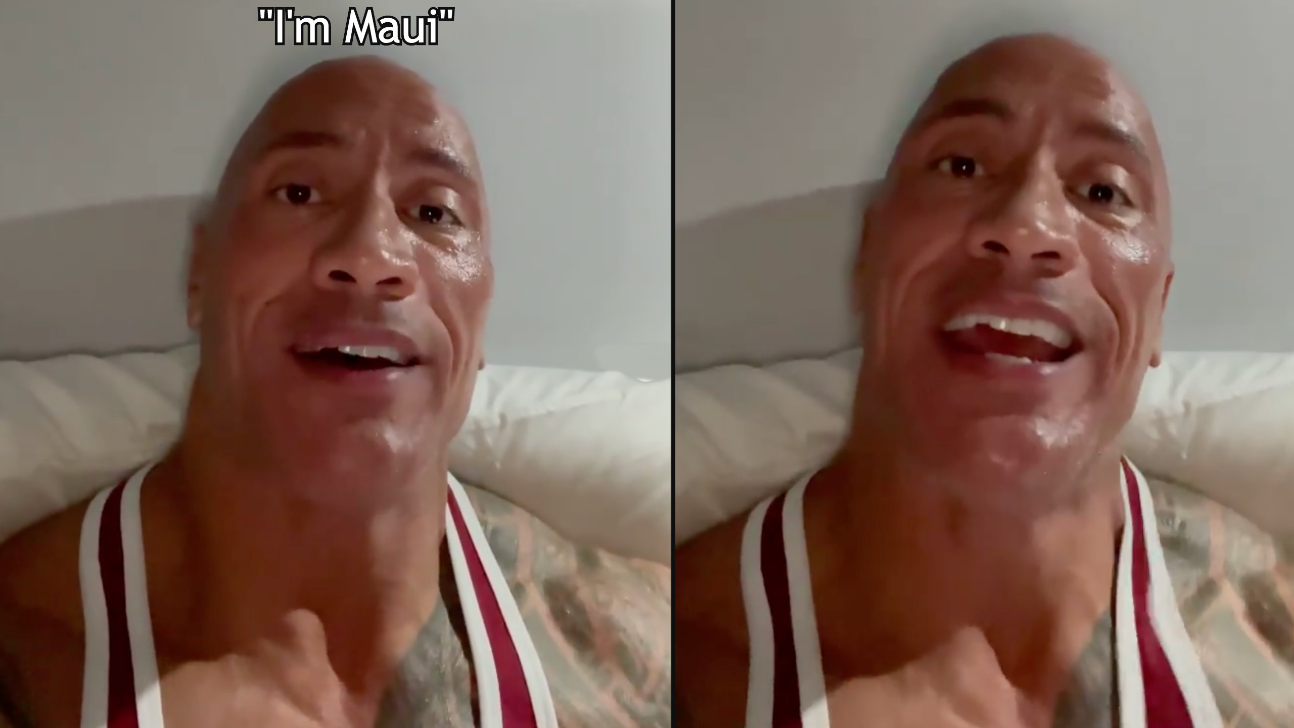 The Rock Eyebrow Raise In Jimmy Fallon GIF