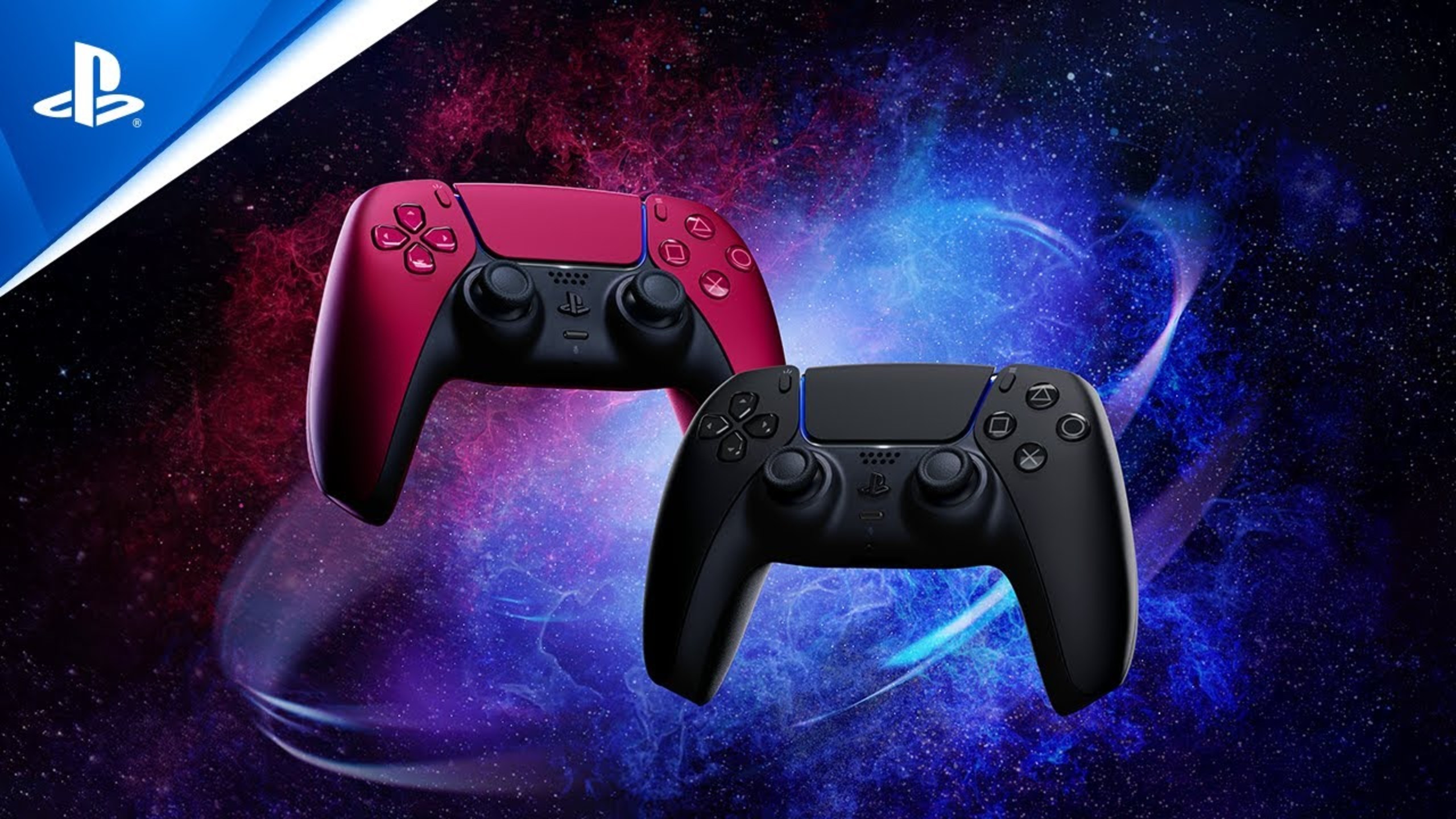 PS5 Midnight Black Cosmic Red Controller Reveal Trailer