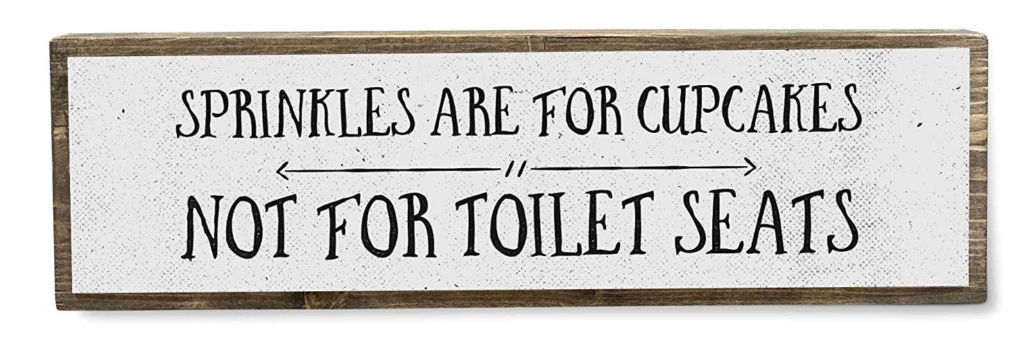 funny bathroom signs