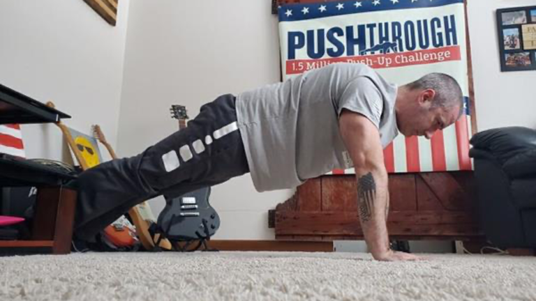 Nate Caroll Does Pushups