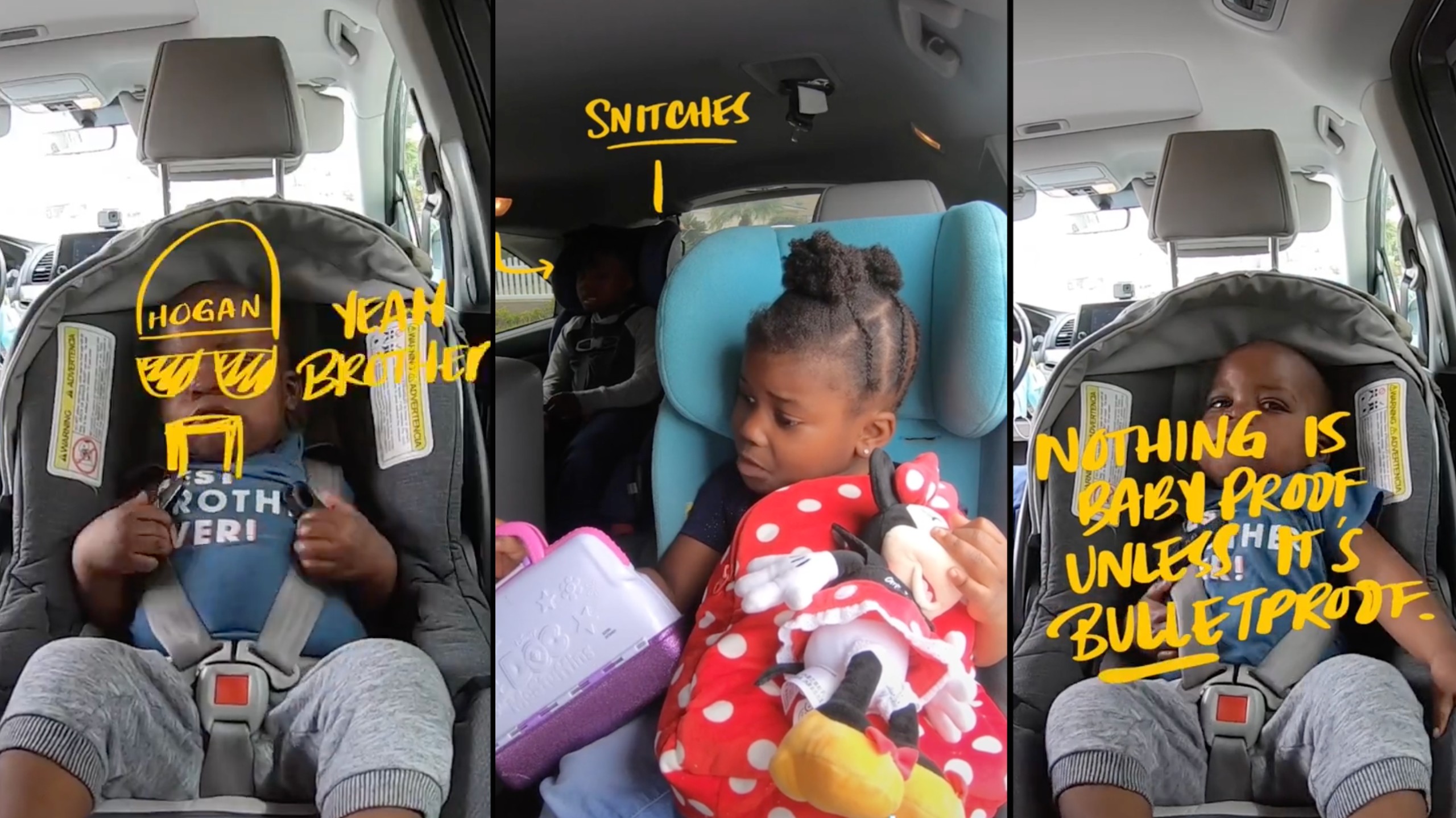 Dad narrates baby's Uziah's escape from car seat