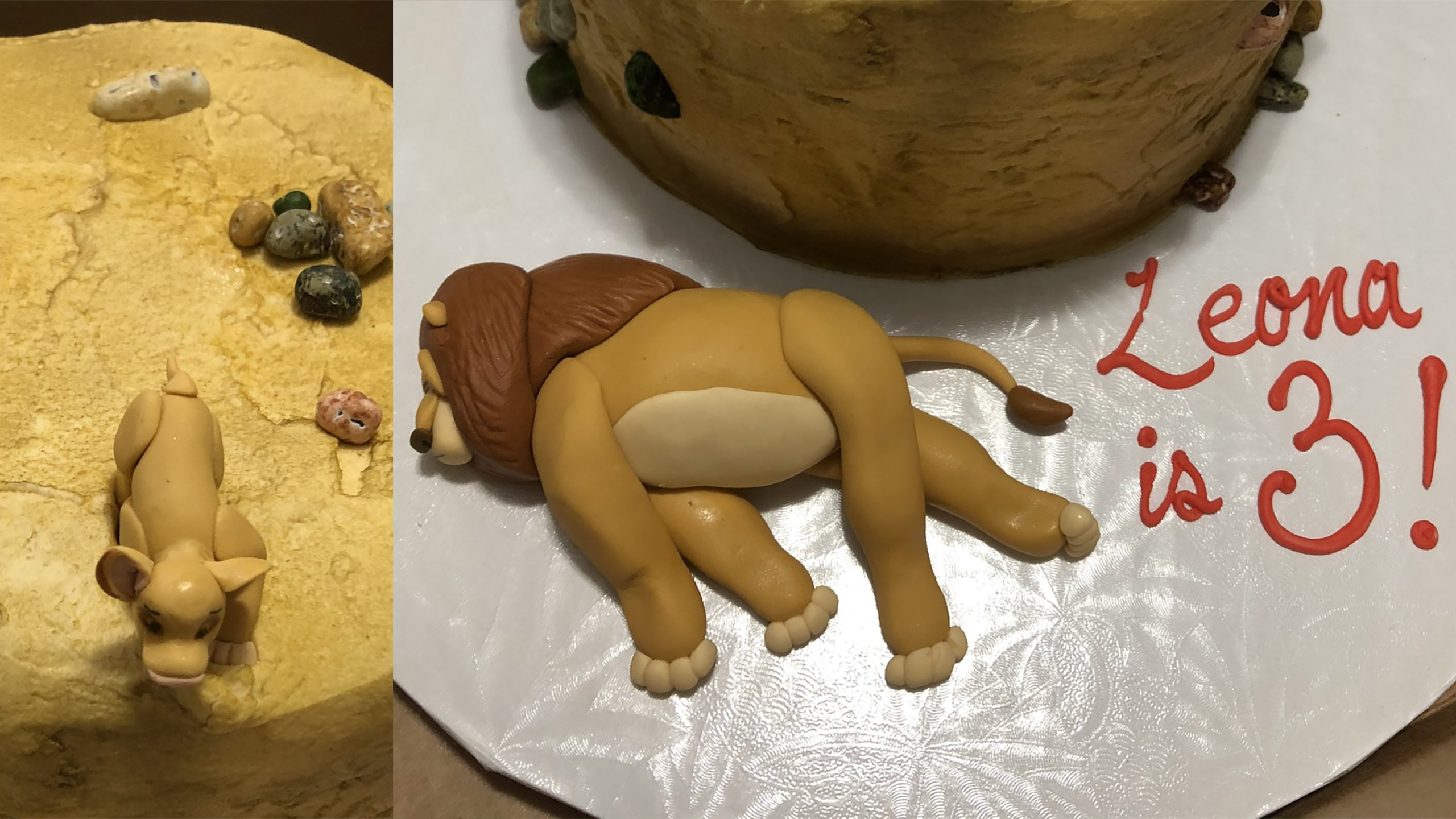 Mufasa Death Cake
