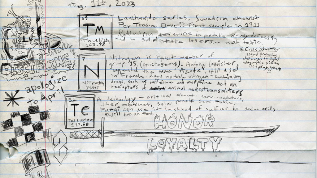 Seth Rogen's TMNT notes