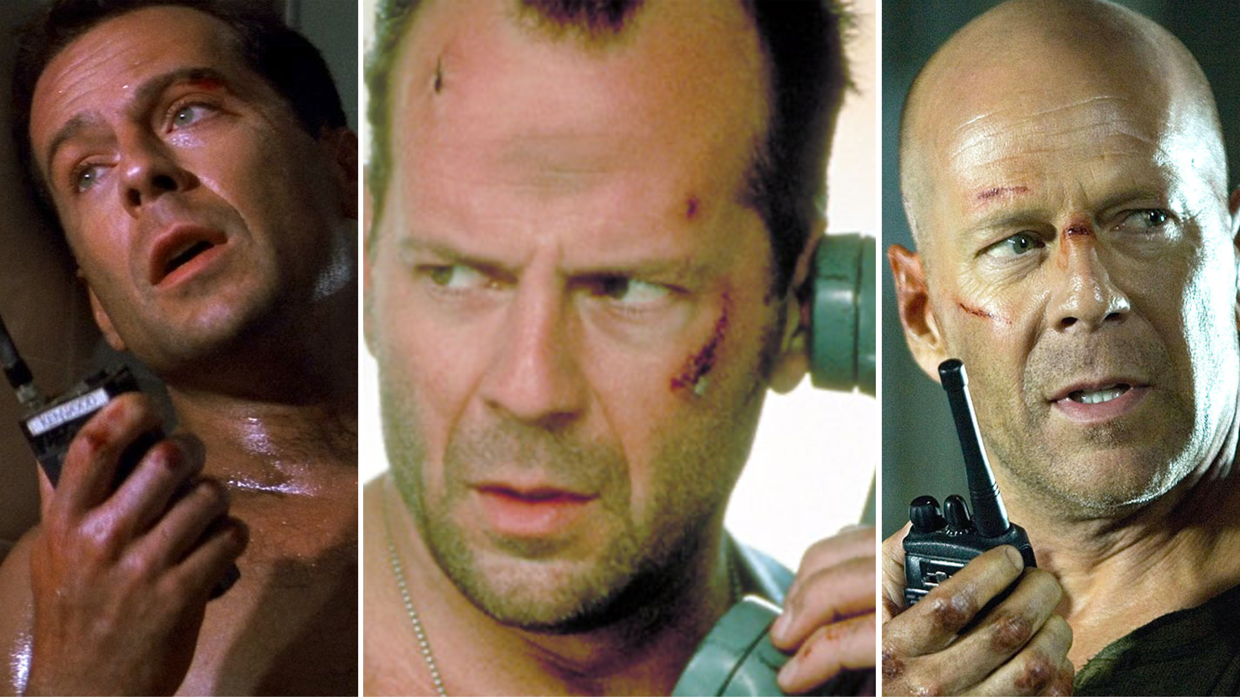 Bruce Willis in Three Different Die Hards