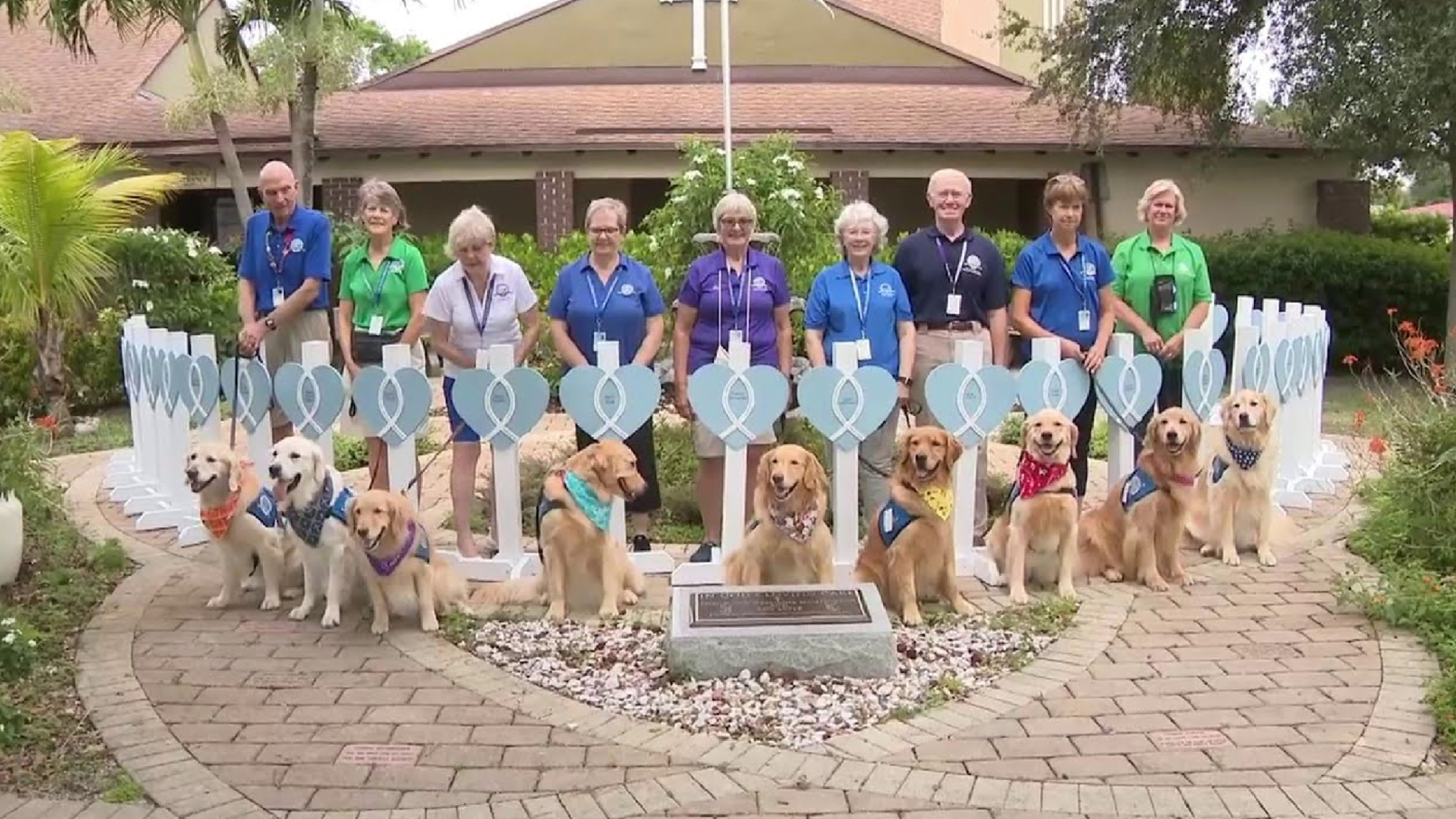 Therapy Dogs Miami Building Collapse