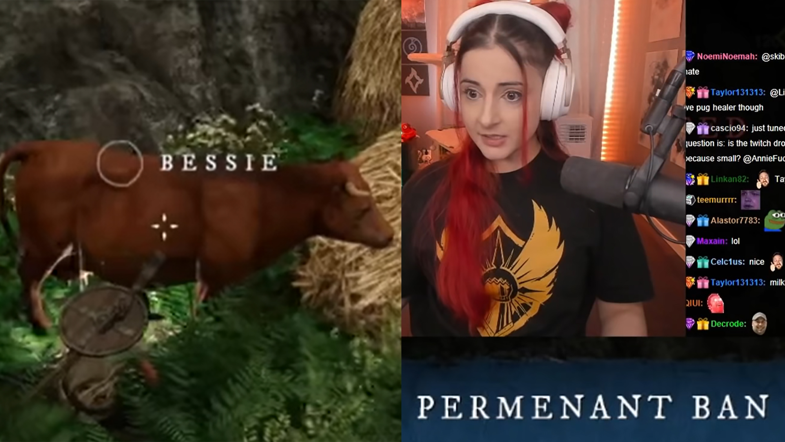 Streamer Banned for Milking Cow