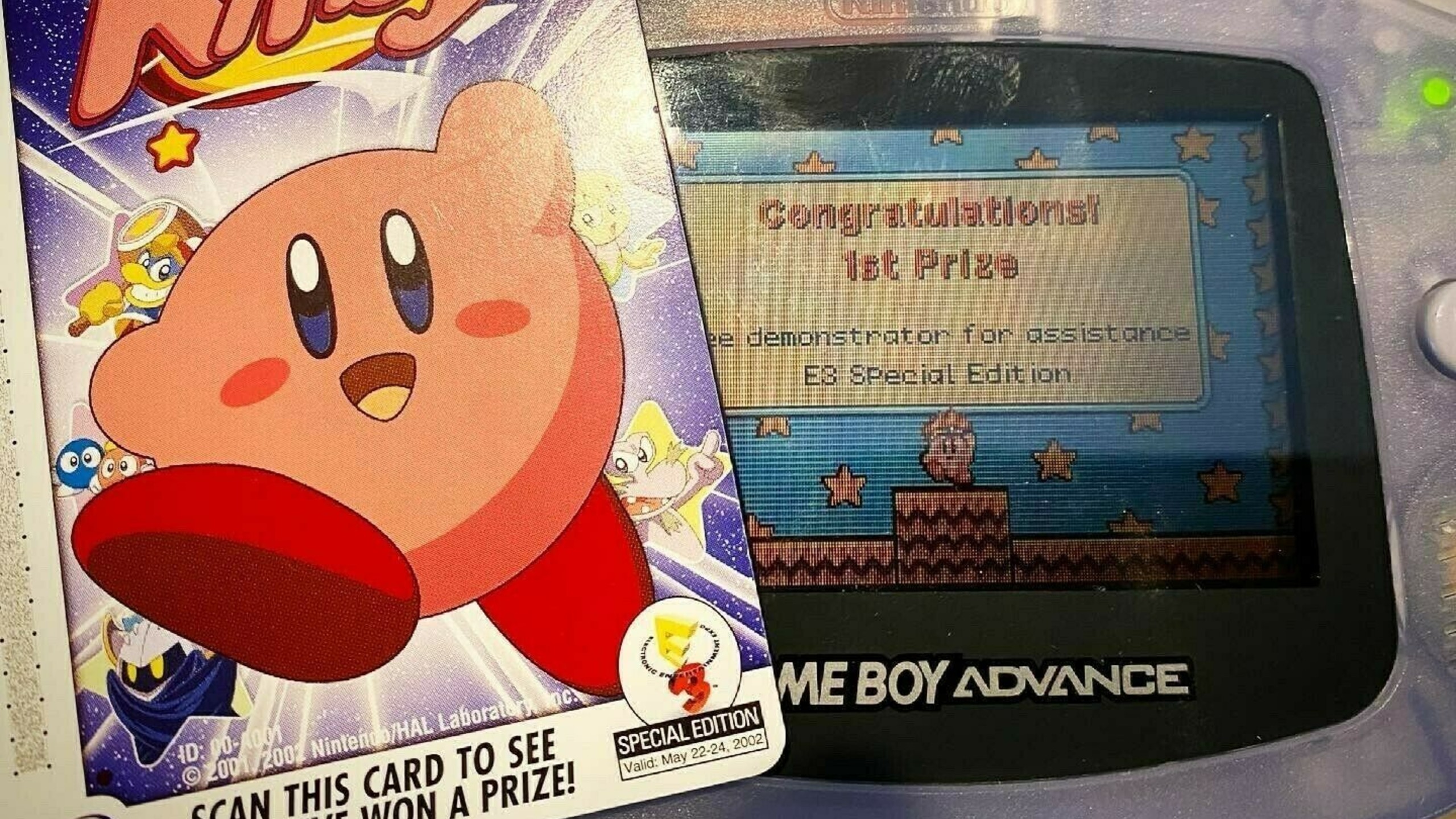 Kirby E3 eReader Card