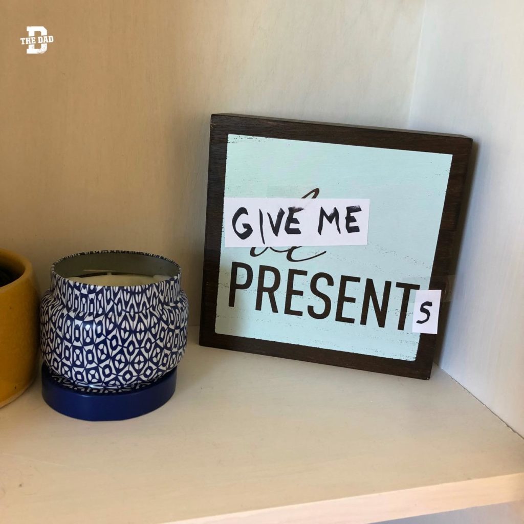 Give me presents. Decor, decoration, home