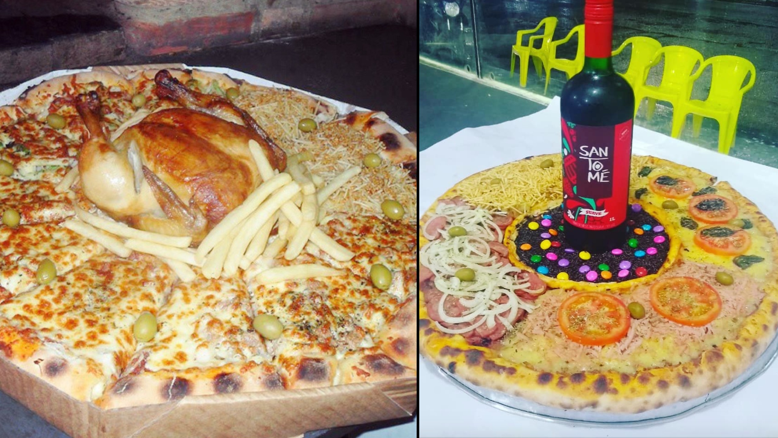 Pizza Restaurant in Brazil Creates Some Unexpected Pies