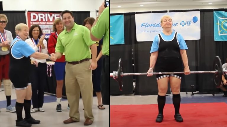 World's oldest female competitive powerlifter turns 100