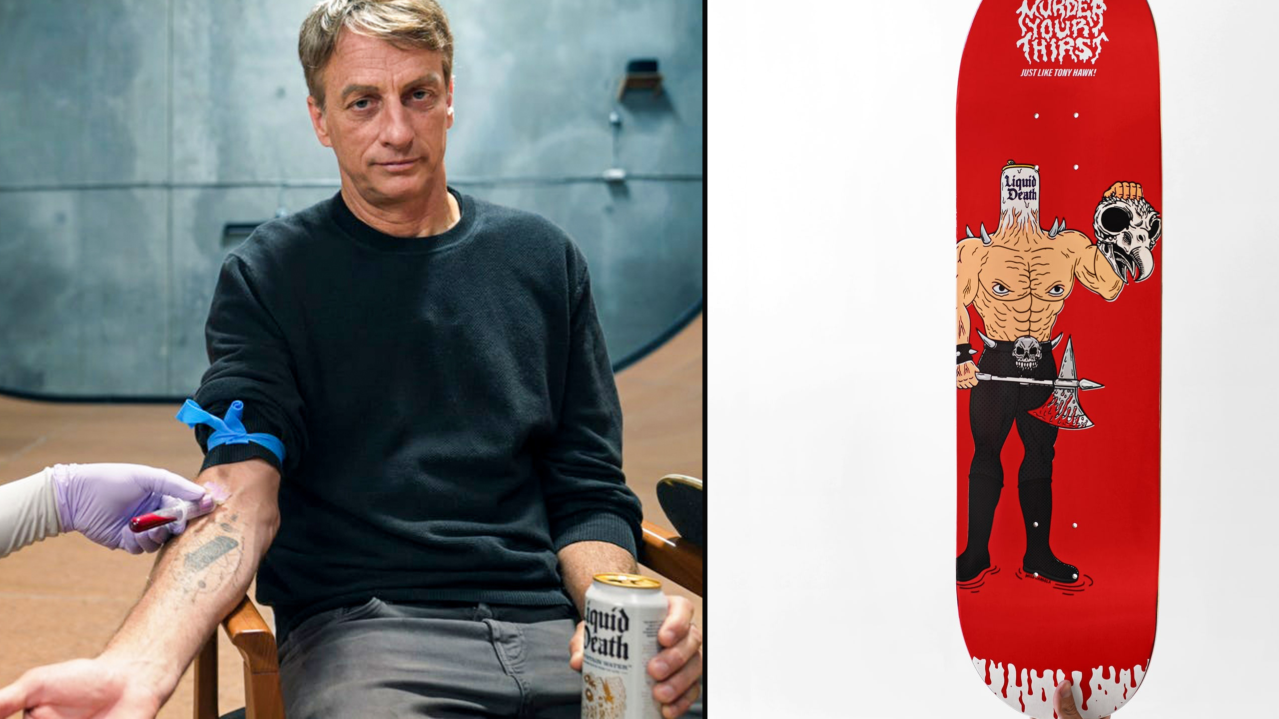 New Skateboard Contains Some of Tony Hawk's Actual Blood