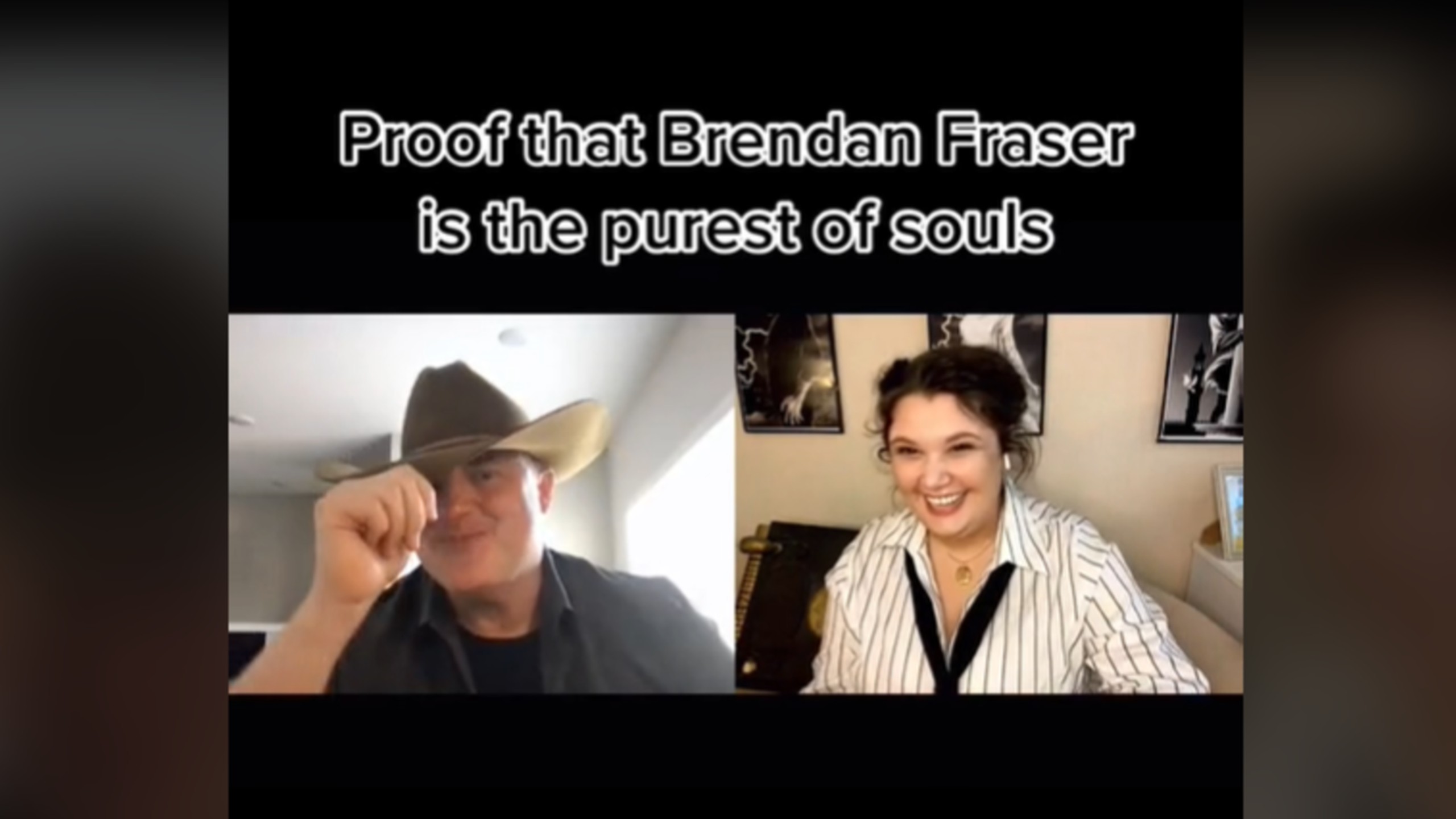 Brendan Fraser TikTok Video