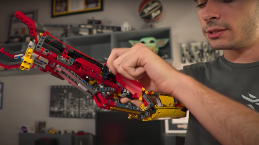 YouTuber builds prosthetic arms out of LEGO bricks