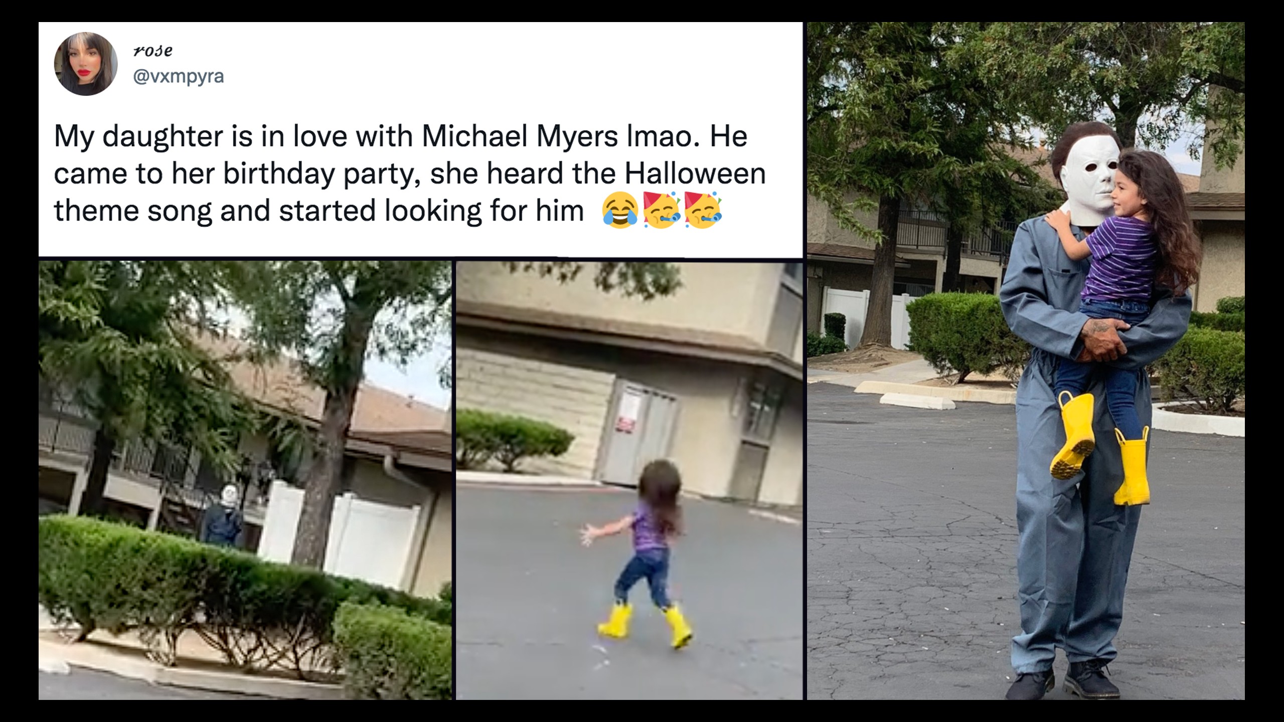 4-Year-old Loves Michael Myers