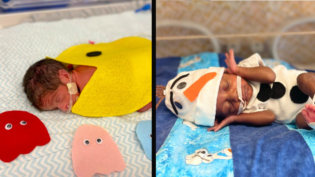 NICU Halloween Babies