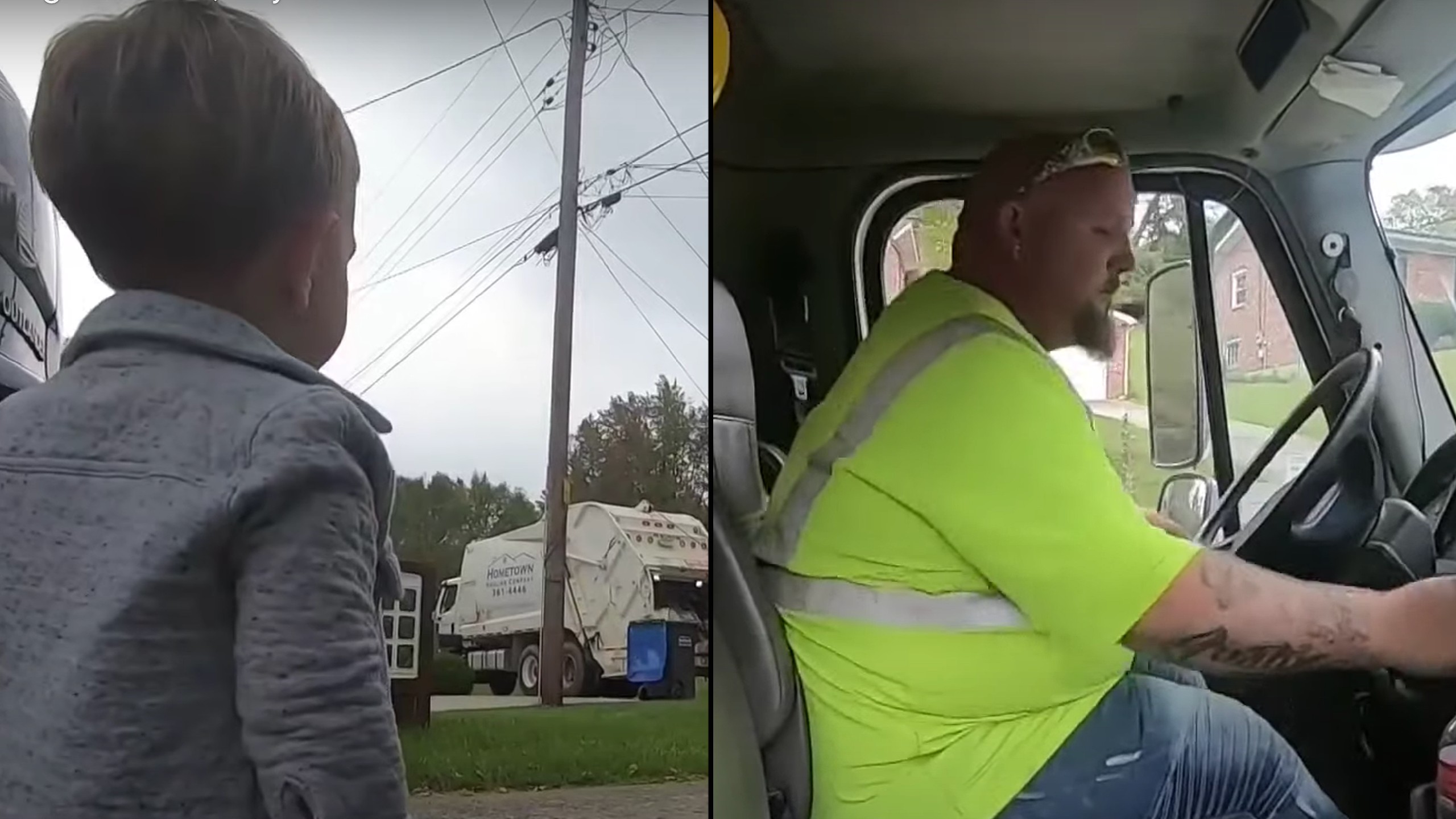 2-Year-Old Forms Adorable Friendship With Local Sanitation Worker