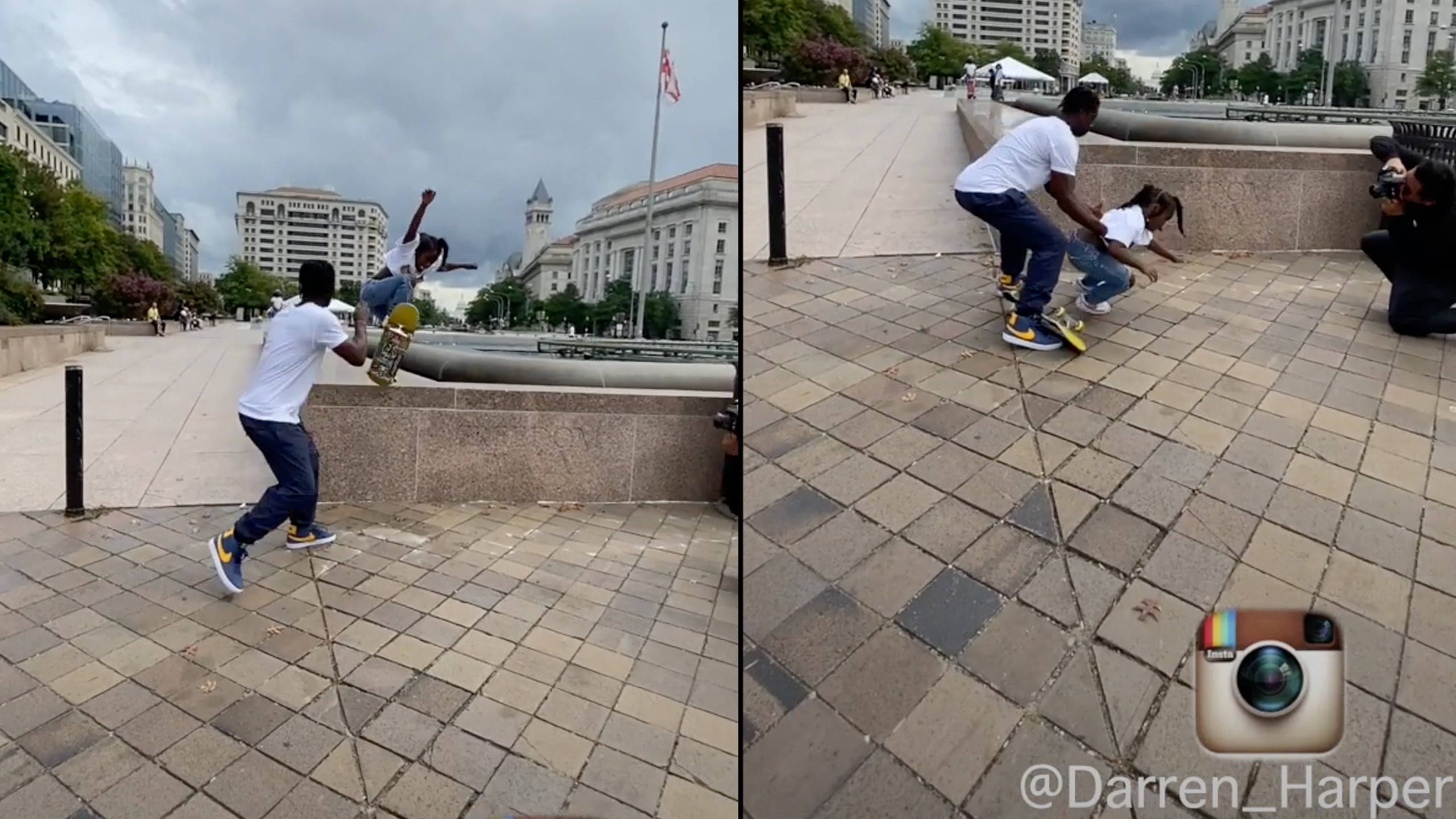 Adorable Dad-Daughter Skating Practice Gets Touching Shout-Out From Tony Hawk