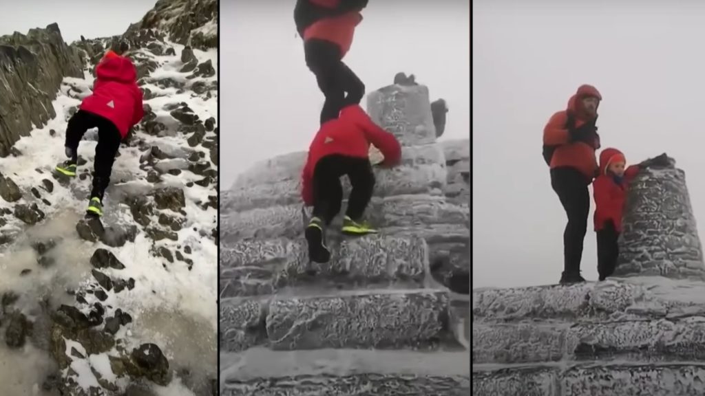 5-Year-old With Amputated Leg Scales Mountain With Dad