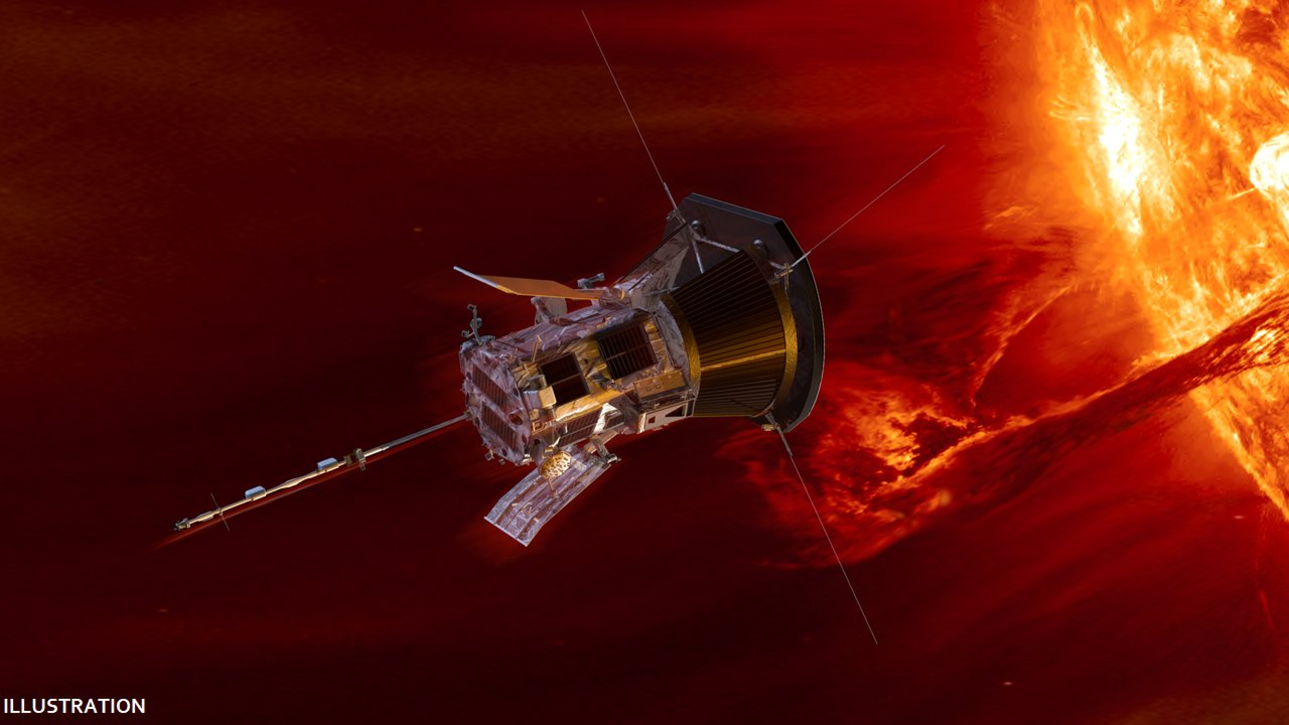 NASA touches the sun