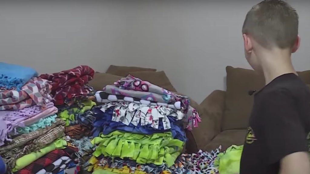 12-Year-old Makes and Donates Over 1,300 Blankets to Children’s Hospital